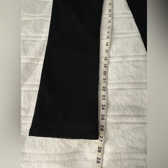 NWT Amanda Pull-On Black Jeans Straight Leg Sz 8 Short - Picture 10 of 15